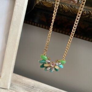 Olivia Welles Flower Necklace ✨ 18” | chain floral pendant boho